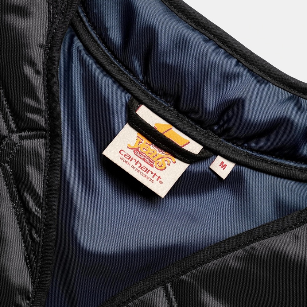 Bodega x Carhartt WIP Quilted Vest BLACK XL - 🍎 - Picture 9 of 10